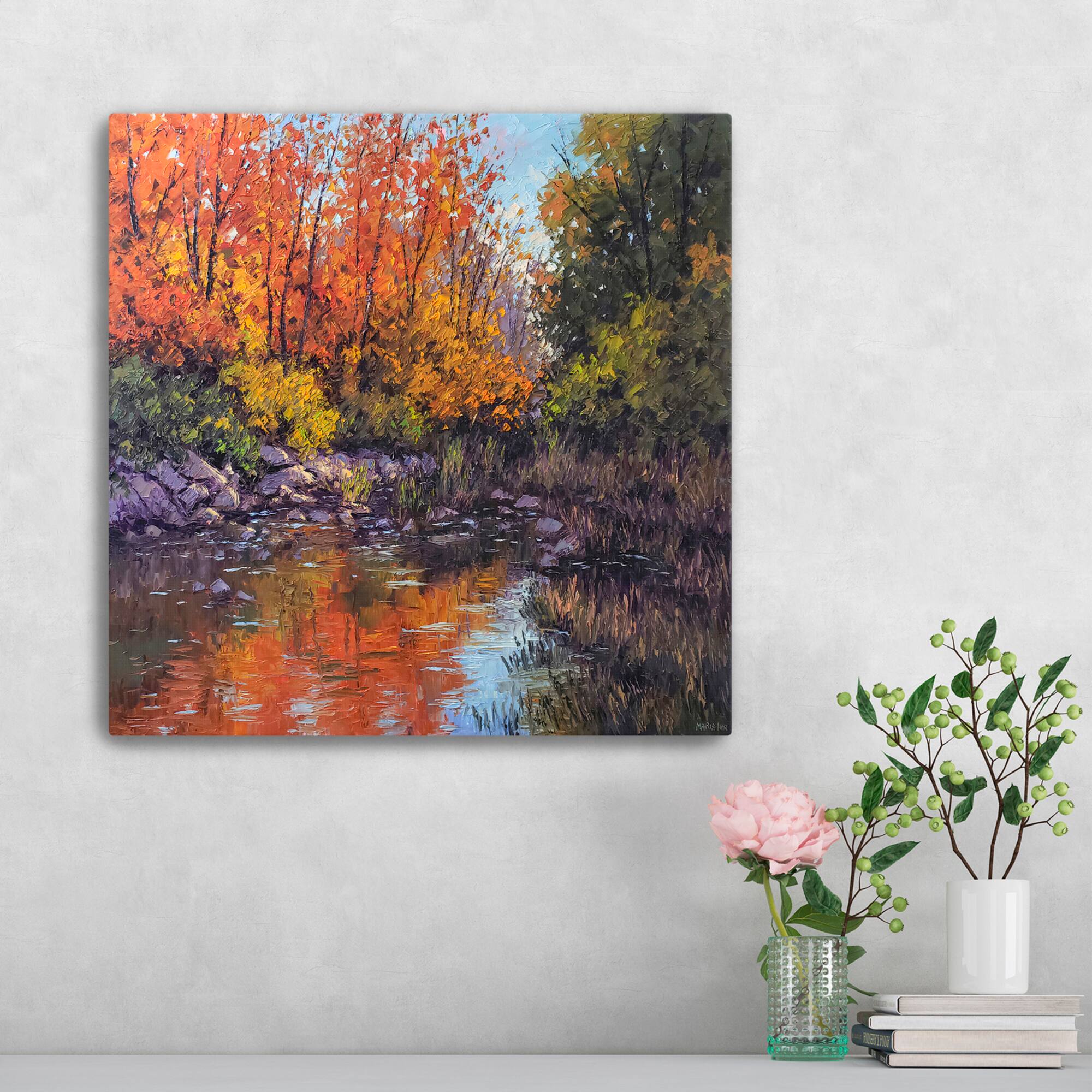 Lumaprints Fall at Etobicoke Creek Canvas Giclée Art